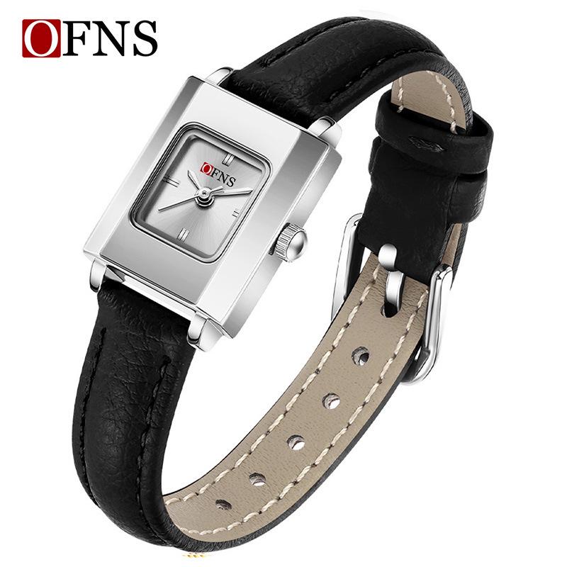 Oufanni Women s Vintage Style Square Quartz Wristwatch