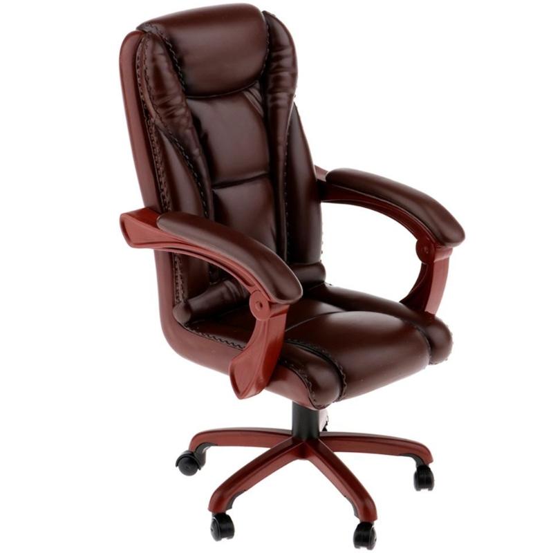 360 Degree Rotating Executive Seat Office Chair For 1/6 Soldier Action Figure Scene Display Furniture for Collector