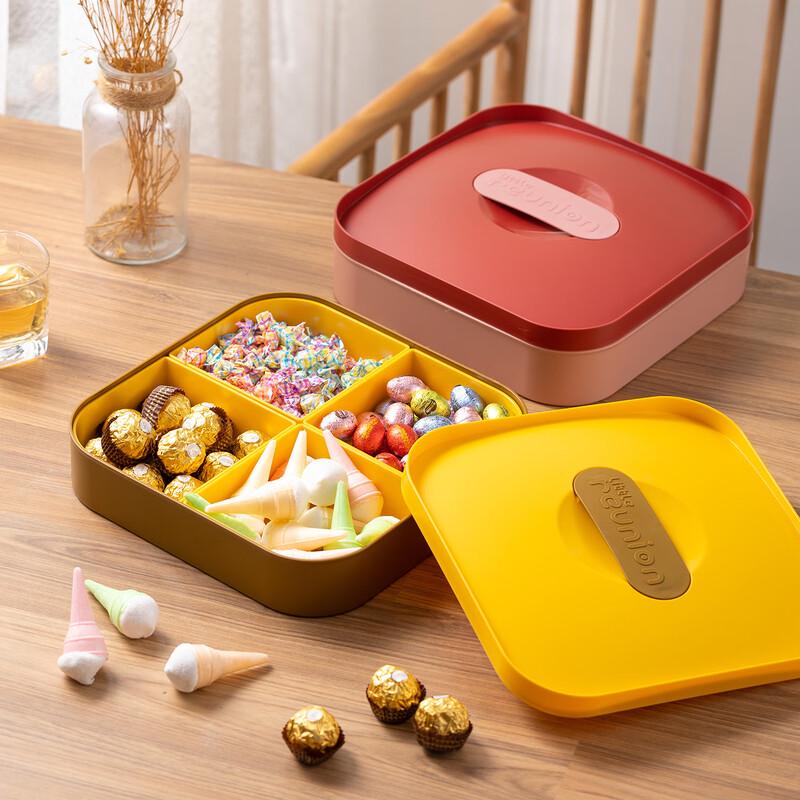 Square Festive Snack & Candy Box