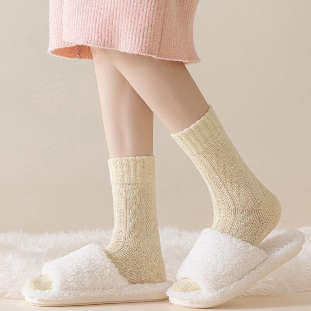 Chaussettes Épaisses Hiver Chaudes Chaussettes de Sol Chaussettes Éponge Hiver Chaud Chaussettes de Sommeil