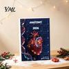 Innovative Gift Box 2026 Anatomy Advent Calendar, 24-Day Body Organ Ornament Set, Human Anatomical Blind Hanging Decor for Christmas Tree, Science