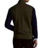 Polo Ralph Lauren Solid Color Logo Embroidered Stand Collar Zip Vest Men vests 710980280-002