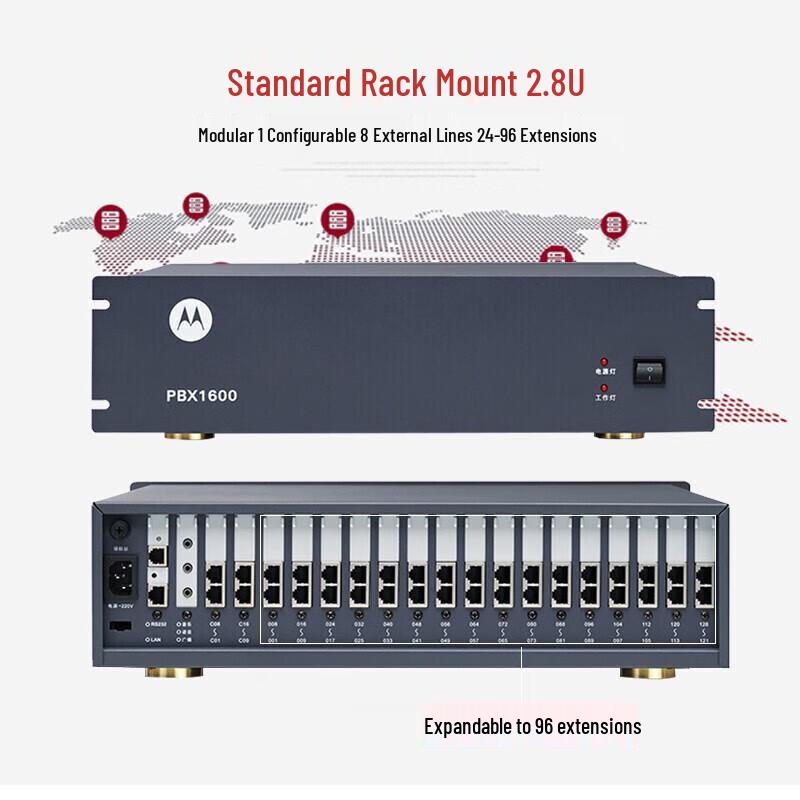 Motorola PBX1600 16-Line/120-Extension PBX System (CN version)
