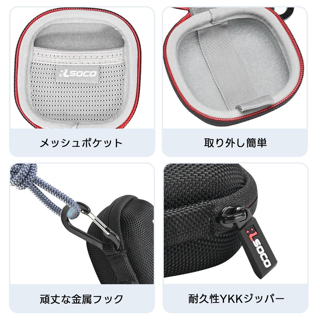 RLSOCO Aufbewahrungskoffer QUANTUM STREAM WIRELESS Kabelloses Kondensatormikrofon Kompatibel mit Clip-on-Typ/USB Typ-C (Nur Fall)