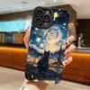 Starry Sky Cat Pattern Phone Case For iPhone 16 15 14 13 12 11 Pro Max XS X Plus SE 2022 2020 Shockproof Soft Silicone Cover