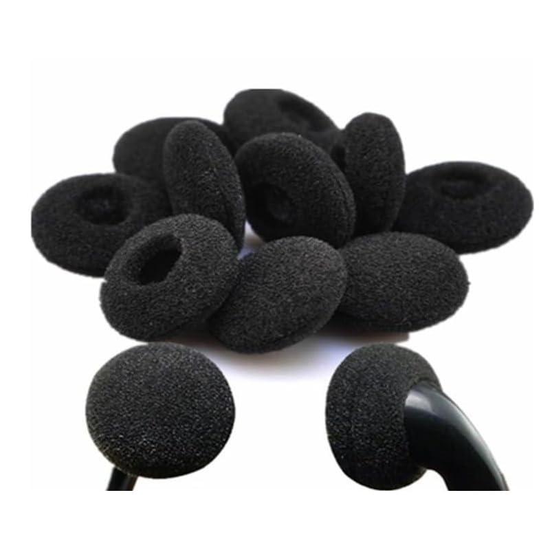 

Sound Wave[ 18mm 10 pieces ] Headphone replacement ear pads black 5 sets left and right aluminum zipper packaging 18mm (10 pieces)