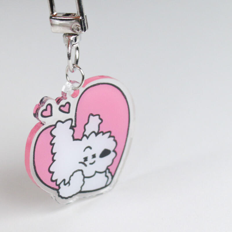 Heart-shaped keyring key holder birthday gift birthday present