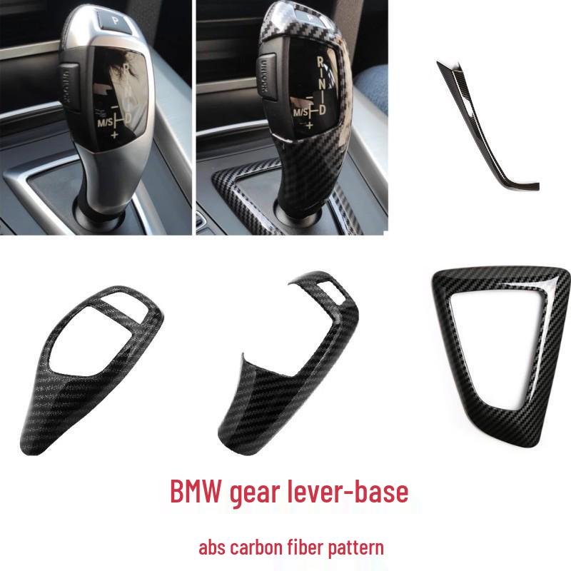 Kohlefaser Schalthebelknauf & Abdeckung für BMW 1er, 2er, 3er F30 - Innenraum Modifikation