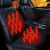 1PC Car Heated Seat Covers, 12V 2 Temperatures Settings Heated Seat Cushion Durable Black