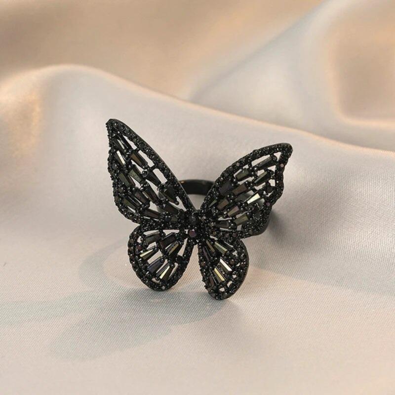 Hollowed-out Butterfly Ring, An Exaggerated Ring Design