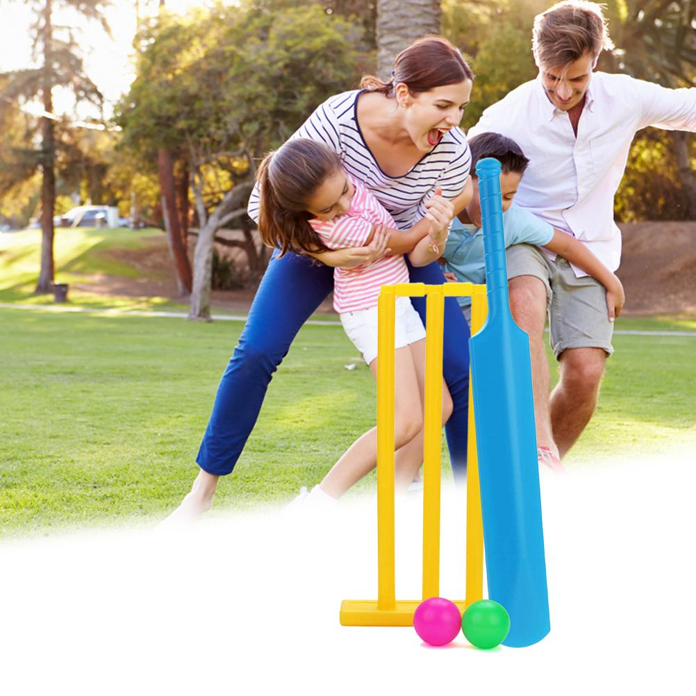 Kinder Kricket Set Sport Eltern Kind Interaktives Kricket Indoor Outdoor Spiel Spielzeug