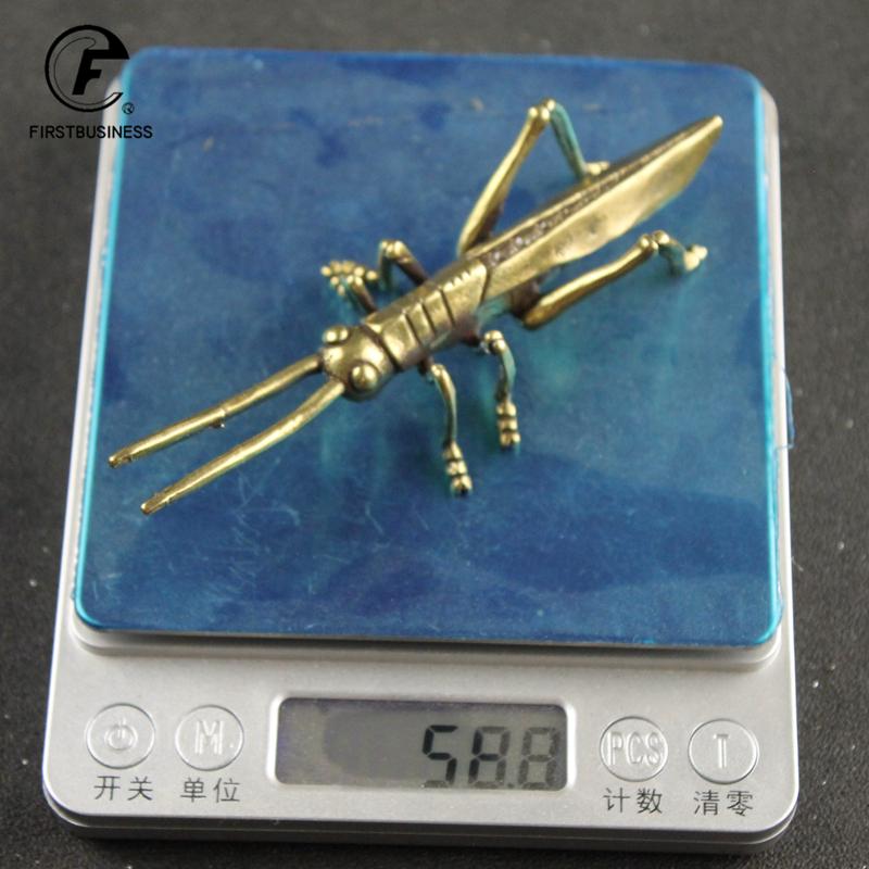 Pure Copper Beetle Craft Ornaments Retro Brass Insect Sculpture Tea Set Accessories Home Tea Pet Desk Decoration Teapot Lid Fork