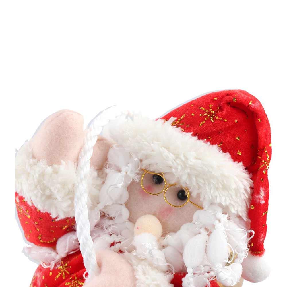 Weihnachten Weihnachtsdekorationen Hängende Santa Puppe Anhänger Weihnachtsmann Baumschmuck Plüschpuppe Spielzeug
