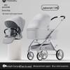 Convertible High Landscape Baby Stroller: Lightweight, Foldable, for Infants & Toddlers Aged 0-3 Years
