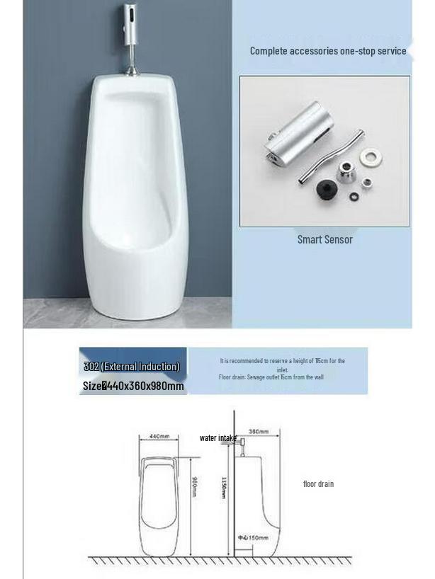 ZLIII Ceramic Wall-Mounted Men s Urinal