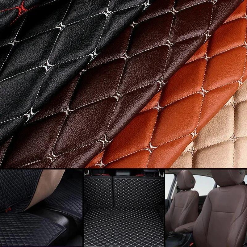 Pelle PU con Imbottitura in Spugna Rotolo da 1M Tessuto per Rivestimenti Trapuntato per Tappetini Auto Fai-da-te, Divani, Mobili e Decorazioni per Ambienti