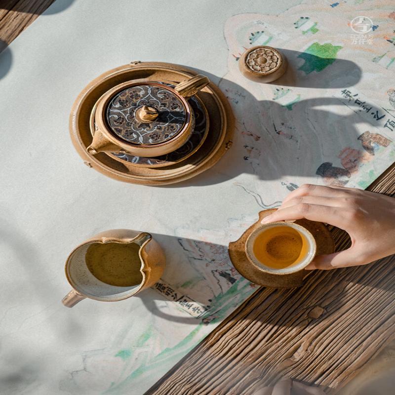 Edenus Dunhuang Imagery Ceramic Kung Fu Tea Set