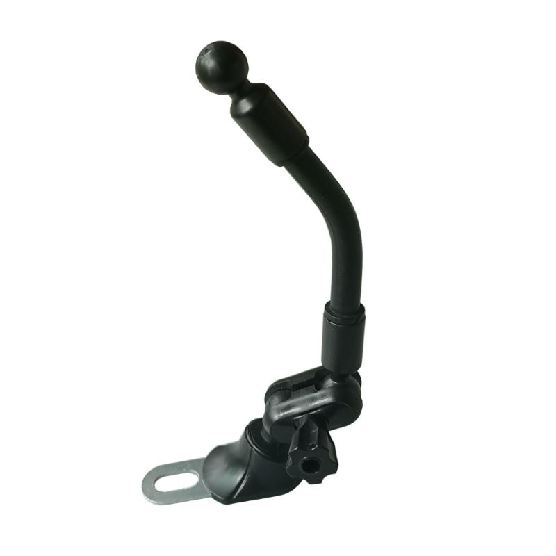 360 Rotatable Motorcycle Phone Holder with Strong 17mm Ball Joint for General Bike and Scooter Mounting