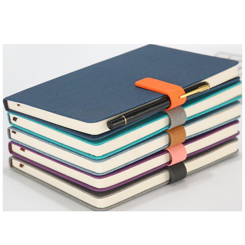 New Contrast Color Hardcover Cloth Notepad Student Diary Wireless Binding Gift Stationery Customized Logo 100 Sheets