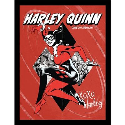Harley Quinn Play Framed Poster