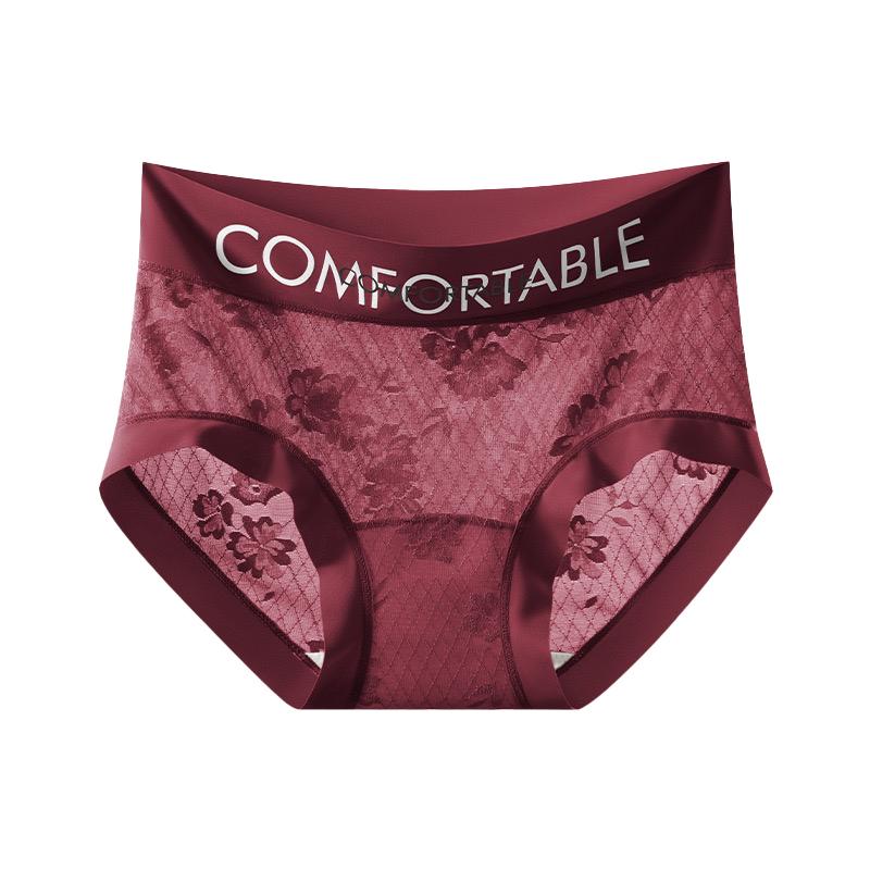 Women's Lace Panties Sexy Undrwear Seamless Comfortable Underpants Middle Waist Panty Fashion Ladies Underpanties
