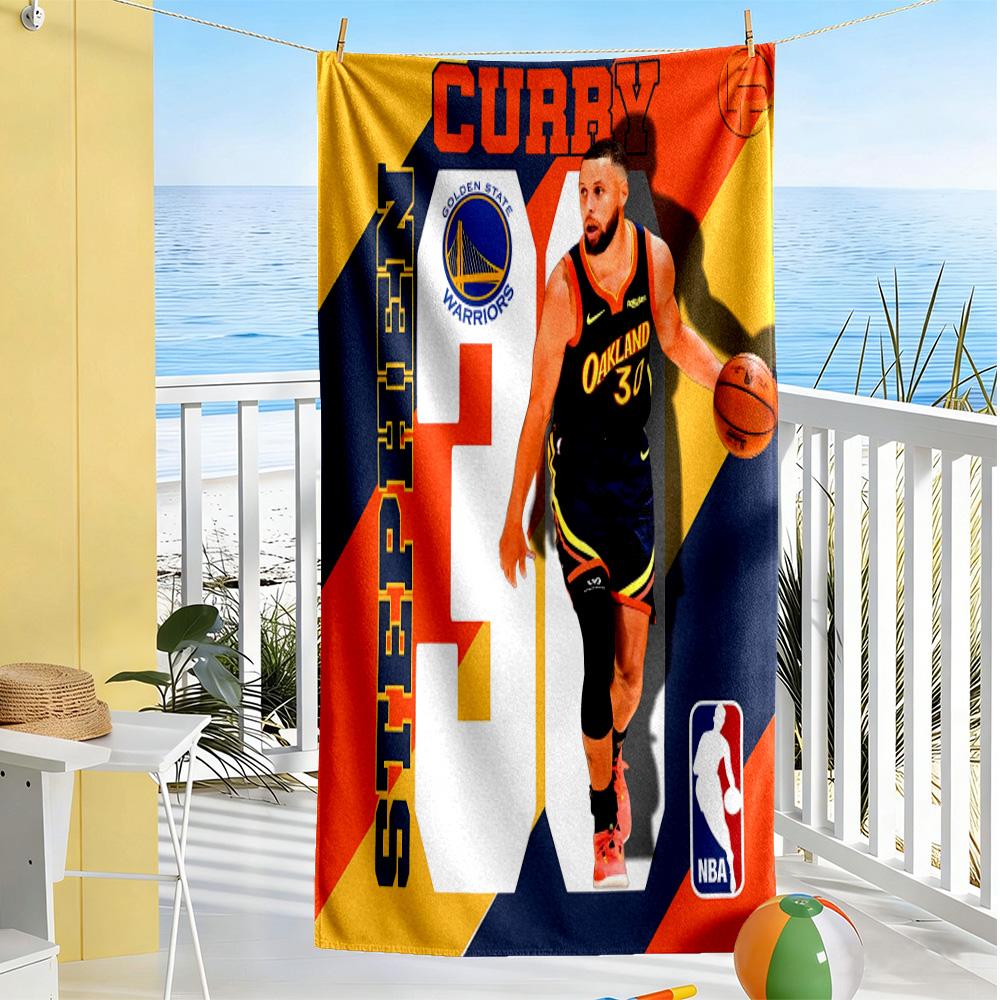 Golden State Warriors Poster Strandtuch Schnelltrocknend Weiche Mikrofaser Bequem Leicht