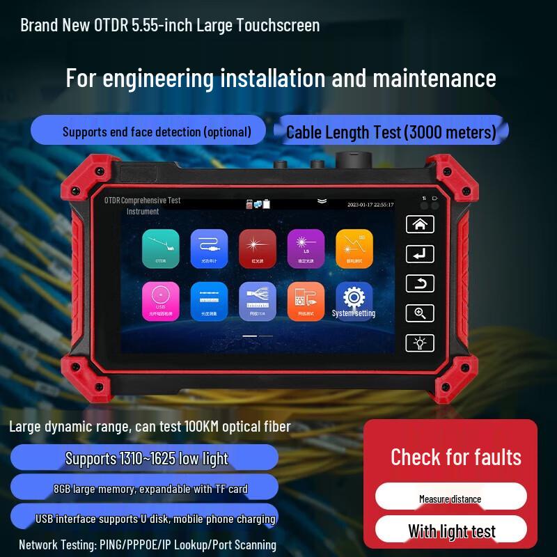 

WANGLU MOT-50/51 OTDR Fiber Optic Tester