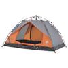 Dome Camping Tent for 3 Persons Grey and Orange Quick Release System