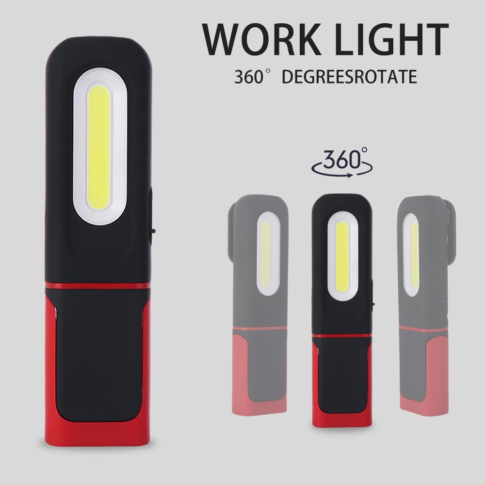 USB Rechargeable Magnetic Work Light Super Bright USB Rechargeable Flashlight  Car Repair