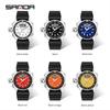 Montre-bracelet Sanda 3008 pour homme, bracelet en résine numérique, mode décontractée, sport, célèbre, étanche, horloge à quartz avec fonction alarme
