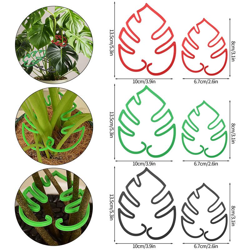 Plant Support Pile Plastic Round Plant Support Ring Potted Vine Climbing Fixing Rod Holder Plant Stake Cage Rack Garden Supplies