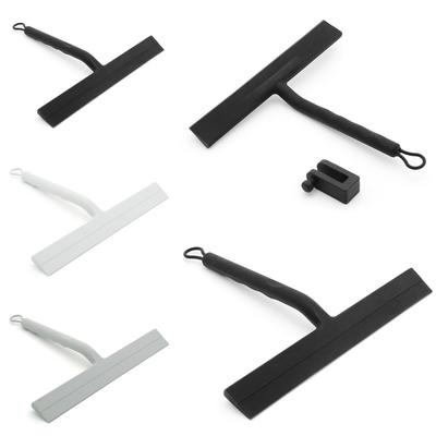 Silicone Squeegee With Hanging Cord For Efficient Shower Window Glass Cleaning Durability Bathroom Tile Scrubber