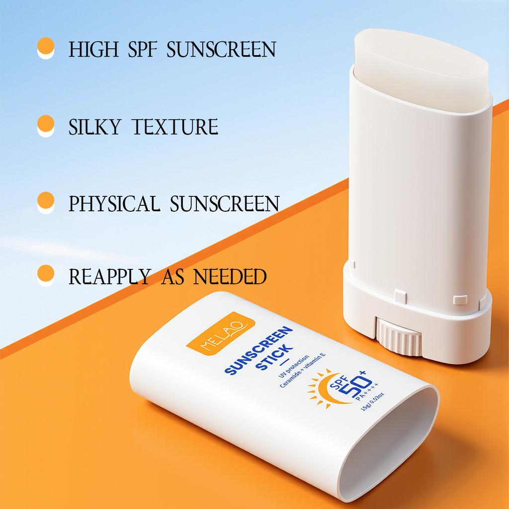 SPF50 Sunscreen Stick 15g Solid Sunscreen UV Protection Portable Outdoor Sunscreen Travel Size