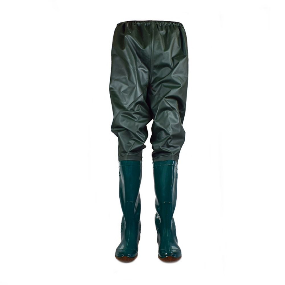 Plastic PVC Transplant Pants Wading Pants Shoes 10 Sizes Fishing Pants Integrated Fishing Pants