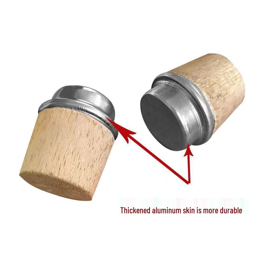 Set of 4 Wooden Thermos Stoppers for Hot Water & Tea Bottles - Newcomer Exclusive with Free Shipping