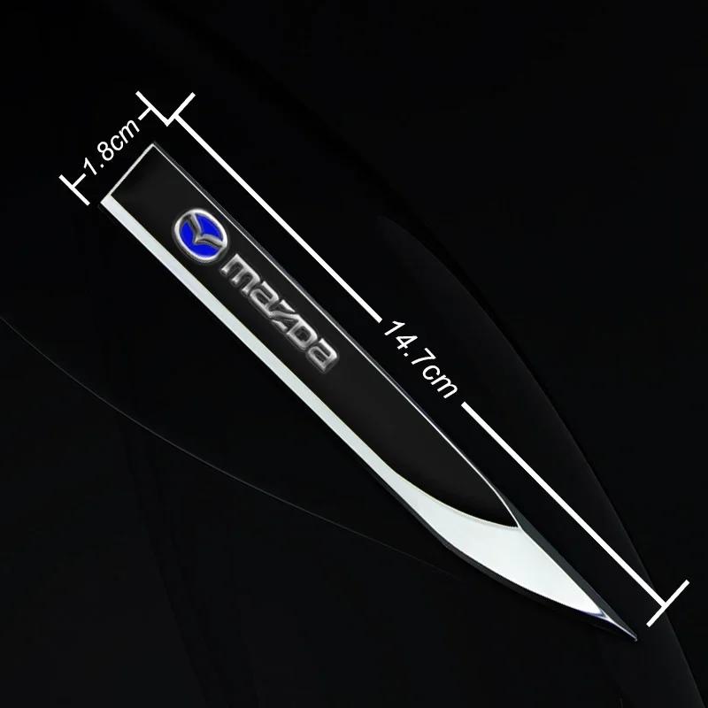 Metal Body Stickers Fender Side Decal for Mazda RX7 CX3 CX4 CX5 CX7 CX8 CX9 CX30 5 2 6 3 Atenza Axela Car Exterior Decor