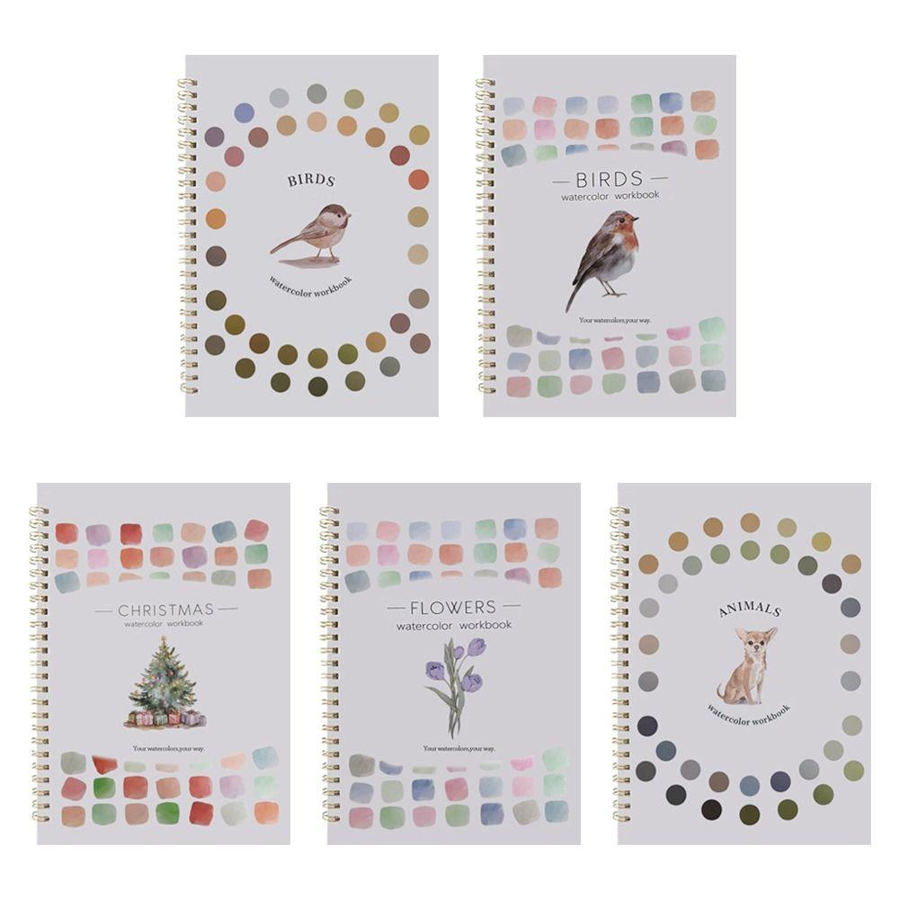 with Paint Brush Watercolor Workbook Beginner-Friendly Art Painting Supplies for Kids Adults Teens