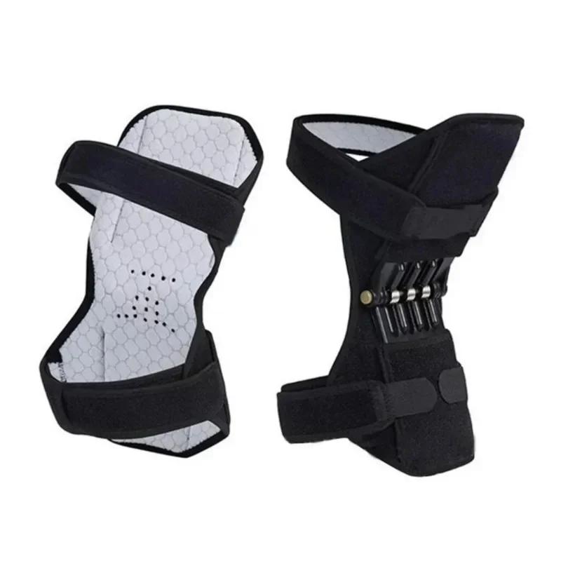 2/1PCS Knee Protection Booster Power Support Knee Pads Powerful Rebound Spring Force Sports Reduces Soreness Cold Leg Protection