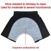Elastic Graphene Adult Diaper Pants Antibacterial Incontinence Underwear  Bed Paralysis