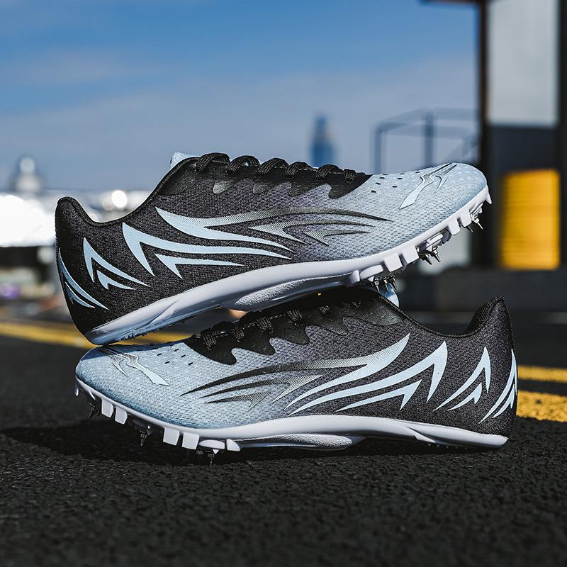 Cross-border full-palm nail shoes Track and field Sprint running shoes Male and female students Professional competition Sports track 35