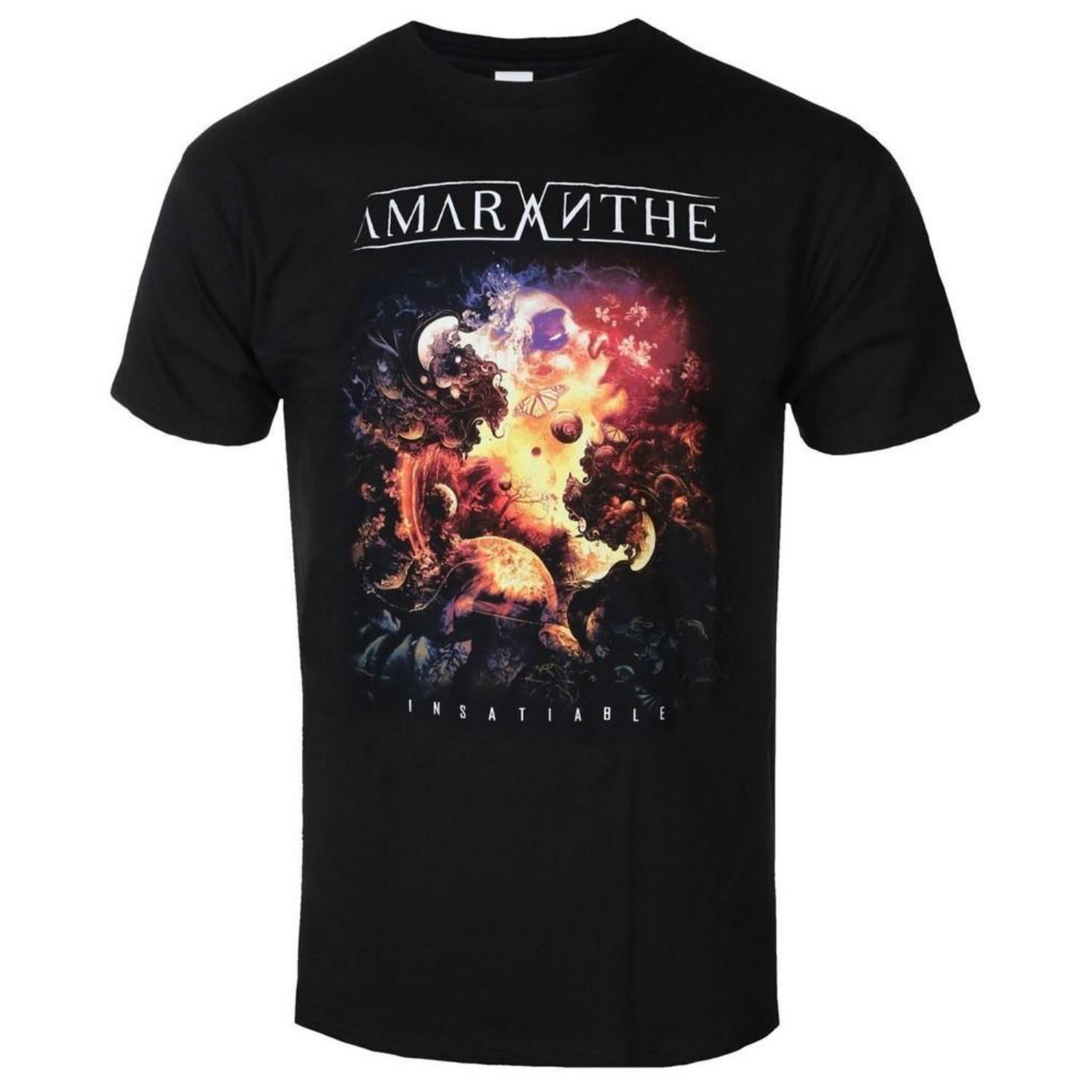 

New Insatiable Amaranthe Band Shirt Classic Black Unisex S-5XL 1G0142 Unisex T-Shirt XXXXXL чорний