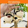 Adorable Black Cartoon Plush Bee Dog Doll Keychain Accessory For Creative Gifts