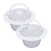 Pool Strainer Basket In-Ground Pool Skimmer Basket 2x Replacement Drain Filter Cleaning Tools For Lawn Garden Spa Debris Removal