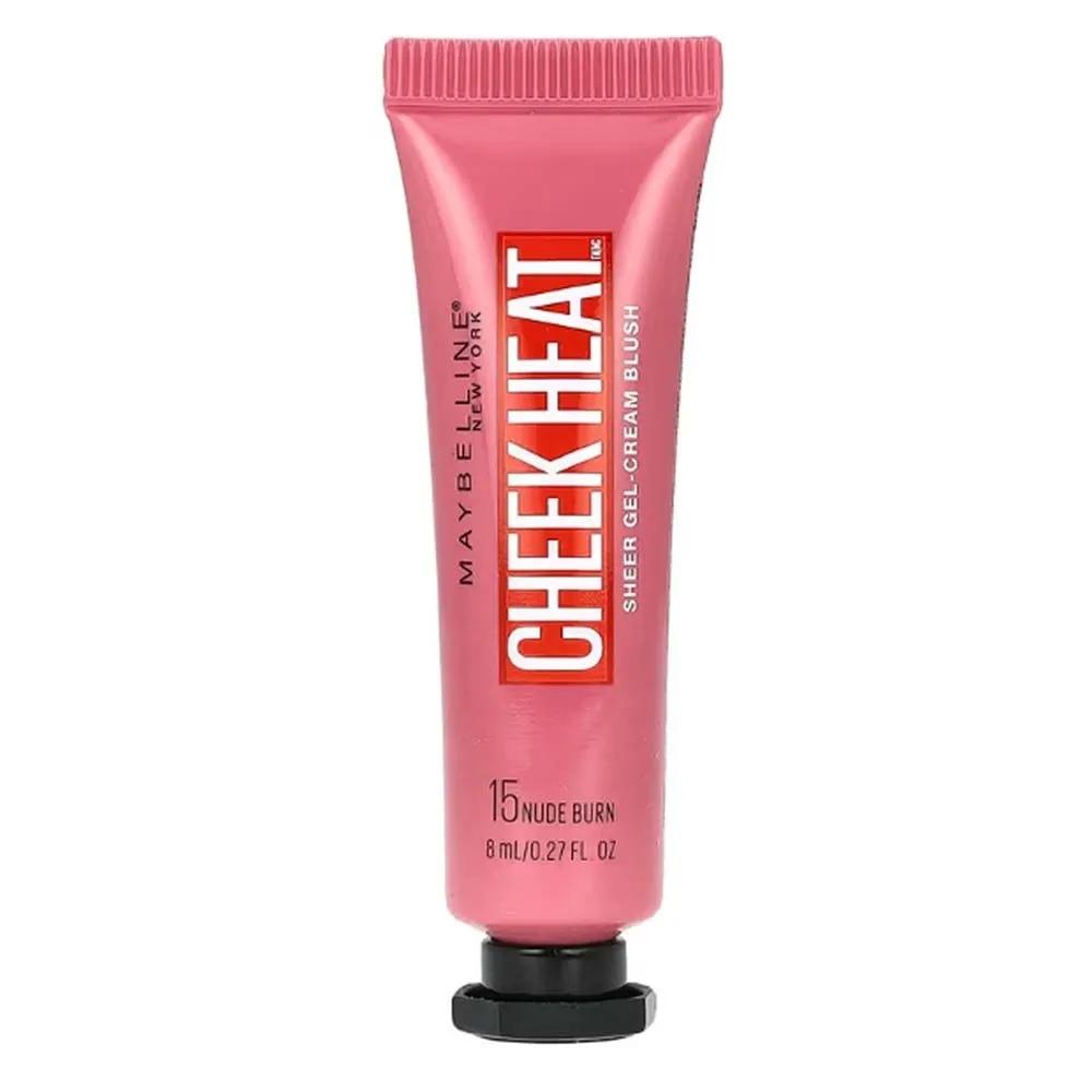 Maybelline New York Cheek Heat Sheer Gel Cream Blush 15 Nude Burn 8ml 15 Nude Burn 8ml