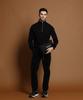 Panicale Black Duck Down Quilted Jumper