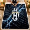 Flanel Battaniye Juventus FC Sıcak Yumuşak Atkı Battaniye İç Mekan Kanepe Yatak Oturma Odası Kullanımı İçin