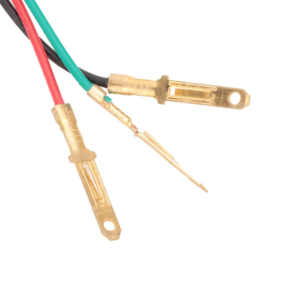 Electric Scooter Throttle, Pair of Throttle Grips, QiiluEbike Throttle Handle Grip Cable Round 5V