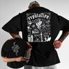 Le Yu Hemd Taylor Merck 2025 Sommer Herren Hotselling Bedrucktes Baumwoll-T-Shirt Lässig Hip-Hop Übergroßes Lockeres Oberteil