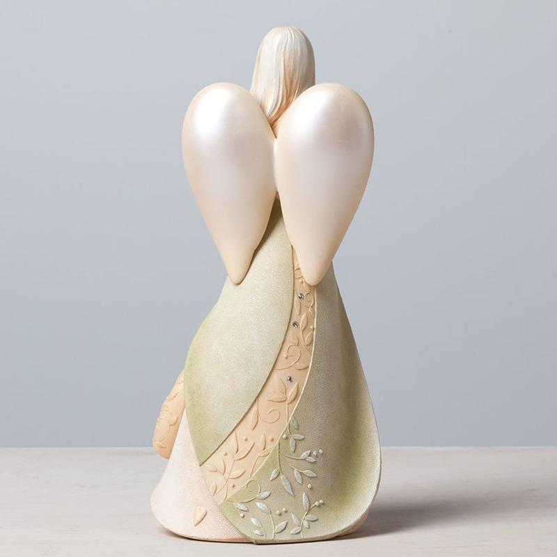 1 st Ängel Hartsfigur Heminredning Sovrum Vardagsrum Arbetsrum Entré Prydnad Kontor Skrivbordsdekoration Staty Perfekt Gåva