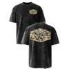 Whitetail Buck Camo Deer‑Hunting Vintage Washed Oversized Graphic T‑Shirt